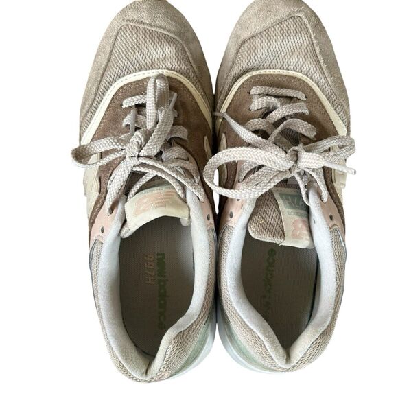 New Balance 997H Women’s Size 8 Tan Pink Shoes Sneakers - Picture 5 of 9